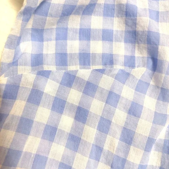 Talbots Blouse Womens Small Embroidery Popover 3/4 Sleeve Lightweight "Tiny Flaw - Picture 7 of 8